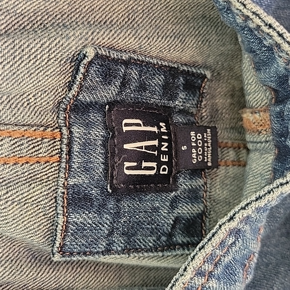 GAP Women’s Blue Denim Overalls Sz. S - Picture 8 of 10
